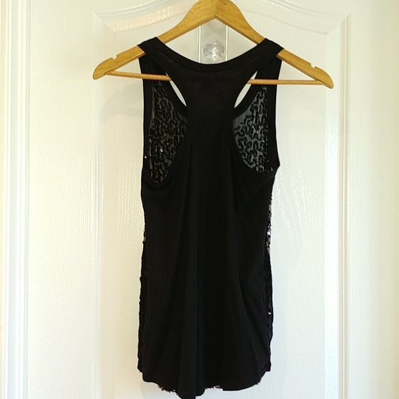 NWOT A/X Sequined Tank Top Sz XS - Picture 3 of 7